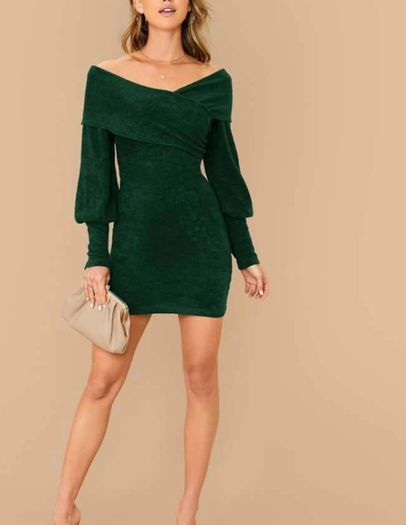 SHEIN Dresses & Skirts - SALE!! Off Shoulder Bodycon Dress